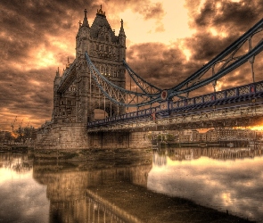 Londyn, Most, Zachód Słońca