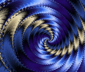 Szare, Spirale, Niebiesko