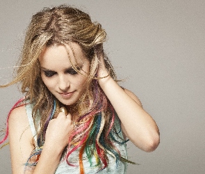 Piosenkarka, Aktorka, Kolorowe, Dziewczyna, Włosy, Bridgit Mendler