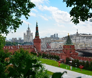 Rosja, Dom, Europa, Moskwa, Kreml