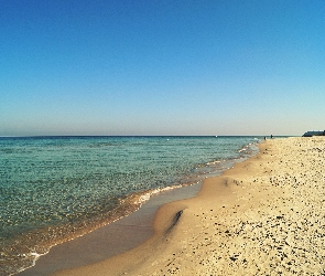 Morze, Piasek, Plaża, Karwia