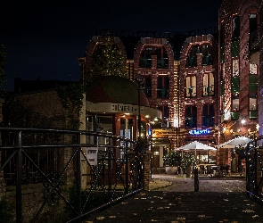 Den Bosch, Holandia, Miasto nocą