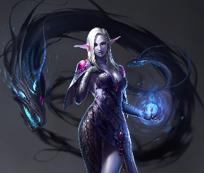 Elf, Smok, Kobieta