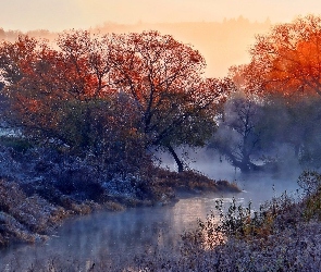 Rzeka, Mgła