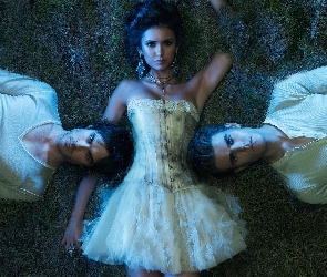 The Vampire Diaries, Paul Wesley, Nina Dobrev, Ian Somerhalder, Pamiętniki Wampirów