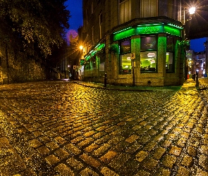 Europa, Noc, Szkocja, Wielka Brytania, Aberdeen, Dom