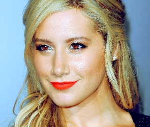 Ashley Tisdale, Aktorka, Blondynka, Kobieta, Uśmiech, Makijaż
