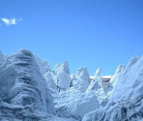 Góry, Antarktyda, Lodowe