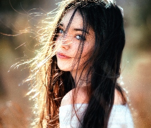 Brunetka, Modelka, Kobieta