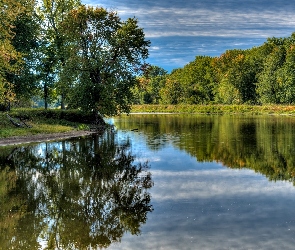 Zakole, Drzewa, Rzeka