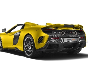 Żółty, 675LT, McLaren