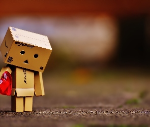 Ludzik, Kartonowy, Danbo, Serduszko