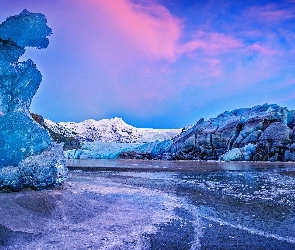 Jezioro, Góry lodowe