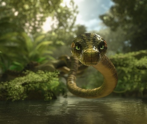 Grafika 3D, Wąż