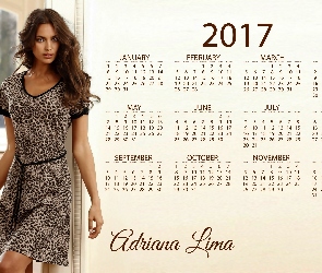 Kalendarz 2017, Adriana Lima