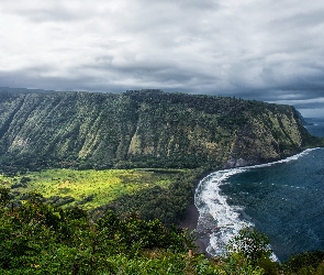 Hawaje, Wybrzeże, Dolina Waipio, Wzgórza