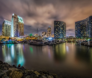 Port, Drapacze chmur, Kalifornia, San Diego