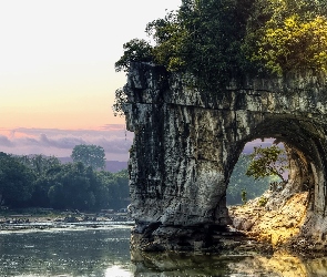 Chiny, Skała, Rzeka Lijiang, Wzgórze słoni, Rzeka Taohua