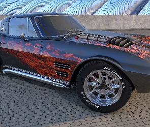 Zabytkowy, 1966, Chevrolet Corvette Grand Sport