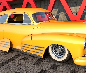 1948, Chevrolet Fleetline, Zabytkowy, Żółty