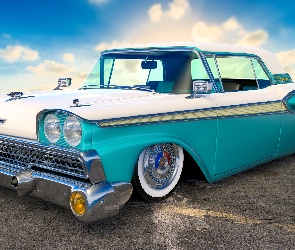 Ford Fairlane 500 Galaxie Skyliner, 1959, Zabytkowy