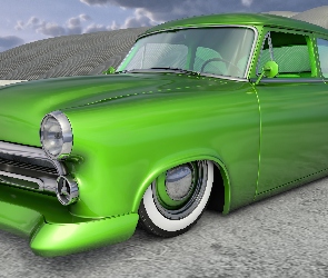 1952, Sedan, Zabytkowy, Ford Mainline