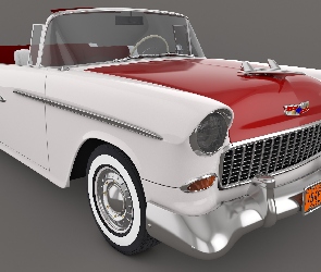 Chevrolet Bel Air Convertible, 1955, Zabytkowy