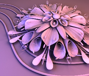 Grafika 3D, Kwiat