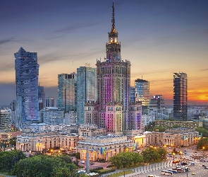 Pałac Kultury, Wieżowce Polska, Warszawa