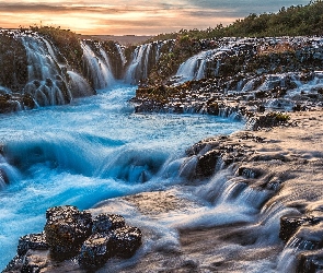 Wodospad Bruarfoss, Islandia