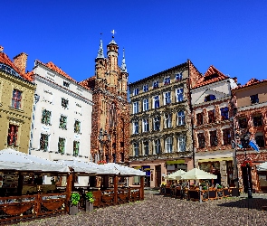 Polska, Ryneczek, Kamienice, Toruń