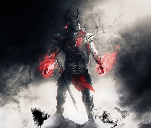 Lords of the Fallen, Płomienie, Rycerz, Wojownik, Gra