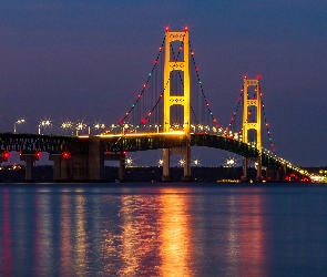Cieśnina Mackinac, Most Mackinac, Stany Zjednoczone, Stan Michigan