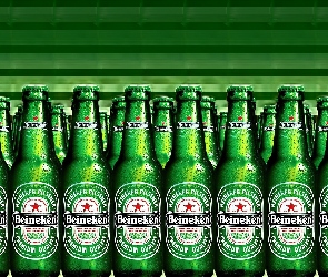Rzędy, Butelek, Heineken