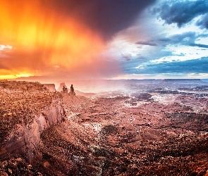 Kanion, Park Narodowy Canyonlands, Stany Zjednoczone, Stan Utah