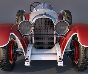 Zabytkowy, Przód, 1929, Austro Daimler Torpedo
