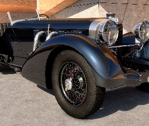 Zabytkowy, 1930, Mercedes Benz 710 SSK Trossi Roadster