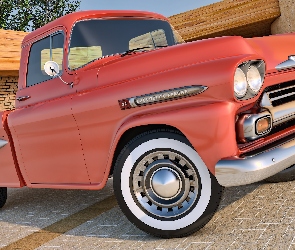 Zabytkowy, 1958, Chevrolet Apache Pickup