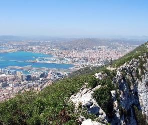 Skała, Zdjęcie miasta, Gibraltar