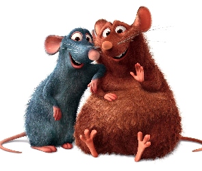 Emile, Remy, Ratatouille, Szczury, Postacie, Ratatuj, Film animowany