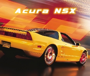 Tył, Koła, Prędkość, Acura NSX