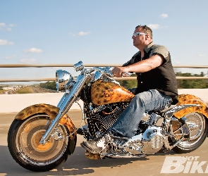 Harley Davidson Fat Boy, Airbrush