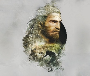Gra, Geralt, Mężczyzna, Wojownik, Wiedźmin 3