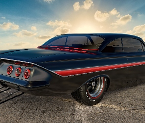 Zabytkowy, 1961, Chevrolet Impala Coupe