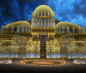 Plac, Fraktal, Świątynia