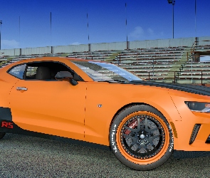 Pomarańczowy, 2016, Chevrolet Camaro RS