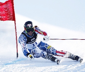 Zjazd, Slalom, Narciarz