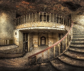 Schody, Balustrada, Zaniedbane