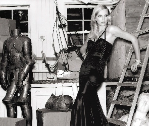 drabina, zbroja, Charlize Theron