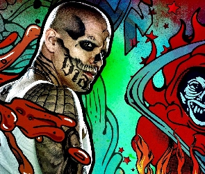 Mężczyzna, Mural, Street art